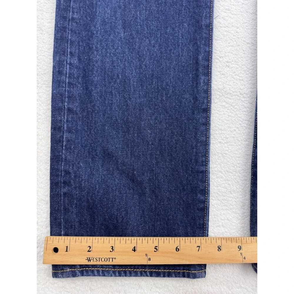 Levis 501 Jeans Men 30x32 Blue Distressed Straight Leg Button Fly‎ Denim